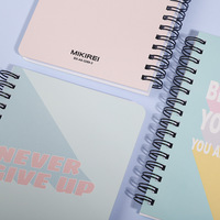 Carnet Mini A7 Personnalisé en Gros pour Étudiants, Reliure Spirale Simple, 60 Feuilles, pour Prise de Notes, Cadeau de Bureau, Carton Blanc