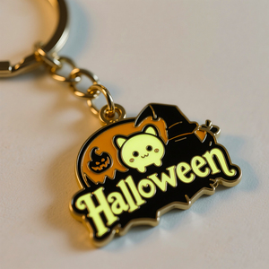 Manufacturer Custom Metal Cartoon Keychain Display Card with Enamel Printing Custom Logo Key Ring Personalized Keychain