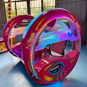 Parque de Atracciones <span class=keywords><strong>Happy</strong></span> Swing Car Dos asientos Coche rodante giratorio de 360 grados a la venta - Product Image 6