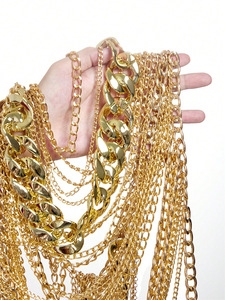 YXY-104 Fashion Women Jewelry Sexy Metallic <strong>Gold</strong> Layered Multi Layers <strong>Tops</strong> and Bottoms Thick <strong>Chain</strong> Tassel Suit Body <strong>Chain</strong> - Product Image 5
