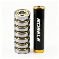 Roulements en céramique pour patins à roulettes 608Z 8x22x7mm, haute vitesse, ABEC, ensemble de roulements pour patins à roulettes en ligne, accessoires pour le patinage de vitesse