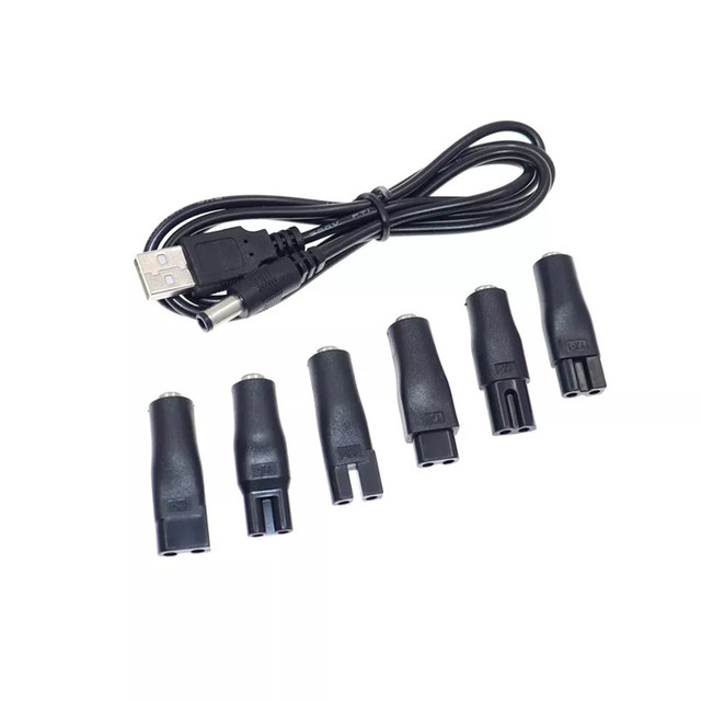 HL USB 2.0 5V DC 5.5x2.1mm 20cm CE Certified Fireproof ABS/PC Shaver Charging Cable Short Circuit Protection PC Laptop Brand New