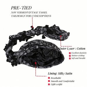 Nouveauté : Bonnets multicolores à motif cachemire très élastiques pour hommes, tendance et décontractés, avec pompons - Product Image 4