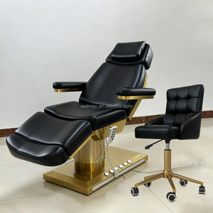 मालिश चेयर ब्यूटी हेयर सैलून स्पा नाई कुर्सियां फर्नीचर टेबल सैलून फेस बेड इलेक्ट्रिक लिफ्टिंग मेकअप चेयर मालिश बिस्तर - Product Image 5