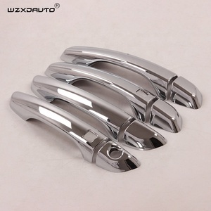 WZXD New Cars Side <b>Door</b> Handle Cover With Smart Hole <b>Trim</b> Accessories ABS Chrome Body Kit 2019 2020 for - Product Image 2