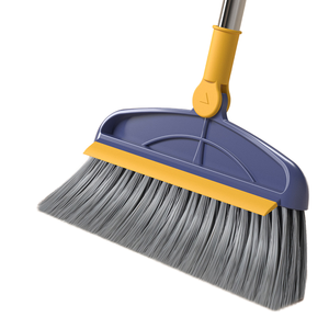 Escoba Giratoria con Mango de Plástico y Palo de Aluminio, Juego de Recogedor, Ligera, Impermeable, para Limpieza de Pisos en Exteriores - Product Image 5