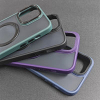 Étui de téléphone magnétique mat de luxe étanche avec support anneau pour modèles HONOR 600 et /Honor avec protection antichoc