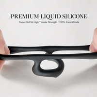 Anneau pénien vibrant en silicone liquide personnalisé OEM/ODM avec logo, vente en gros d'usine, jouet sexuel pour adulte, retardateur d'éjaculation