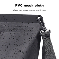 Sac étanche en PVC 2L 3L, fermeture éclair résistante à l'eau, pochette de voyage portable multi-usages, imperméable, pour les activités de plein air