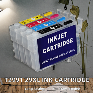 Cartouche d'encre rechargeable Europe T2991 29XL pour imprimantes <span class=keywords><strong>Epson</strong></span> <span class=keywords><strong>XP</strong></span>-235 <span class=keywords><strong>XP</strong></span>-245 <span class=keywords><strong>XP</strong></span>-247 <span class=keywords><strong>XP</strong></span>-332 <span class=keywords><strong>XP</strong></span>-335 <span class=keywords><strong>XP</strong></span>-432 <span class=keywords><strong>XP</strong></span>-442 <span class=keywords><strong>445</strong></span> - Product Image 2