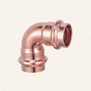 free ship:90 degree S-R elbow copper V type propress fitting match rigid and milwauke 1/2" to 4" ASTM