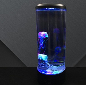 Lámpara de Acuario LED con Forma de Medusa, Lámpara de Noche de Acrílico 3D, Lámpara de Mesa Infantil con Cambio de 5 Colores LED - Product Image 2