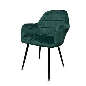 Chaise de salle à manger de style nordique moderne, meubles de maison, Sillas, pieds en métal, revêtement en velours, fauteuils élégants pour restaurant - Product Image 2