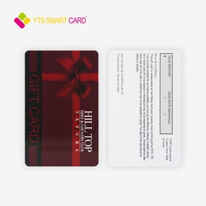 Cartes cadeaux personnalisées en PVC de qualité supérieure avec logo personnalisé YTS, nouvelles cartes cadeaux d'entreprise imprimées - Product Image 6