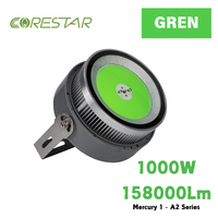 Projecteur Submersible Marin à LED Vert Haute Puissance IP66 en Alliage d'Aluminium pour la Pêche au Calamar Nocturne en Mer Profonde 6000K Lumière du Jour