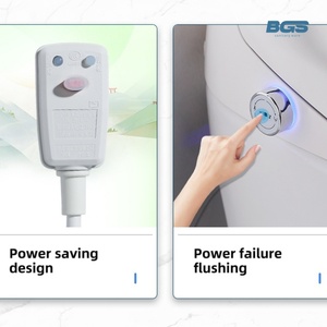 <span class=keywords><strong>WC</strong></span> intelligent en céramique à prix abordable avec télécommande, évacuation en P/S, siège chauffant et double chasse d'eau - Product Image 4