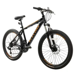 Bicicleta de Montaña de acero con suspensión completa para adulto, bici de montaña de 24 velocidades y 24/26 pulgadas