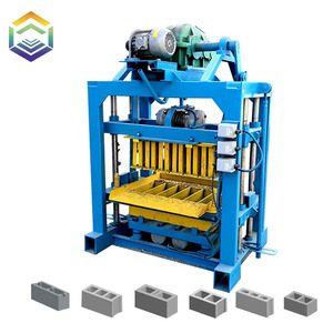 Macchina per Blocchi di Cemento QTJ4-40, Semi-Automatica per Mattoni Autobloccanti/Cemento e Costruzione di Muri - Product Image 1