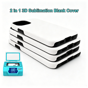 Étui de téléphone FONLYU 3D Sublimation Blank Anti-empreintes digitales, étanche, antichoc, PC+TPU pour / <span class=keywords><strong>11</strong></span>/12/13/14/15/16/17 Pro - Product Image 1