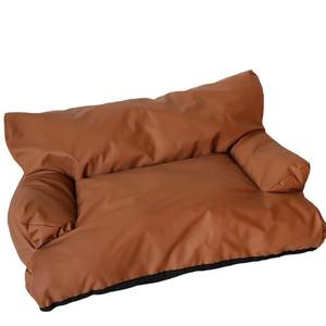 Hochwertiges All-Season-Leder-Haustier <span class=keywords><strong>nest</strong></span> Solides Muster Grenz überschreiten des Design Neues Kissen-Sofa-<span class=keywords><strong>Nest</strong></span> für Katzen Hunde Haustier matten polster - Product Image 5