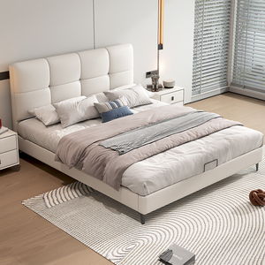 Mantianfei Upholstered Bed 1.8m/1.5m Modern Minimalist Style Storage Bed Bedroom Furniture - Product Image 2