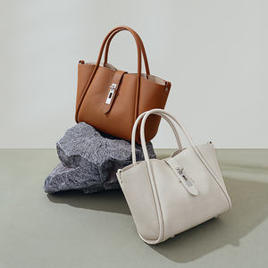 2024 yeni tasarım kova bayan okul kadınlar için hakiki deri Vintage çanta omuz kova çanta - Product Image 3