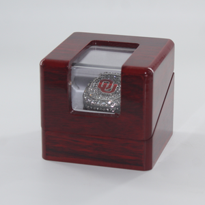 Bague <span class=keywords><strong>de</strong></span> championnat <span class=keywords><strong>de</strong></span> rugby <span class=keywords><strong>de</strong></span> la Big 12 League, Oklahoma Sooners, en alliage personnalisé, hip-hop, vente en gros, 2015 - Product Image 6