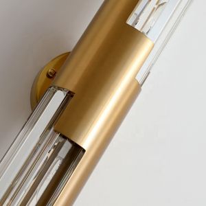 Nouveau design applique moderne porche couloir matériau métallique ampoules de couleur dorée lampe murale de luxe intérieur - Product Image 4