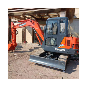 Mini-excavatrice sur chenilles d'occasion Doosan 55 tonnes avec boîte de vitesses PLC, moteur, pompe et roulement à vendre - Product Image 1