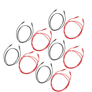 5 Sets Banana Test Lead Testing Cable Male to Male 2mm 30V AC 60V <strong>DC</strong> 10A Accessory Set Kit - Product Image 3