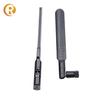 2.4G/5.8G Double Bande 5dBi RP-SMA Mâle Antenne WiFi