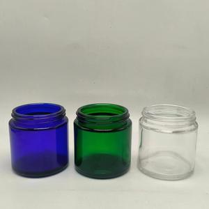 Pot à bougie en verre de 100g avec logo sérigraphié personnalisé - Couvercle en aluminium à bord roulé de grand diamètre Diffuseur d'arômes vide - Product Image 5