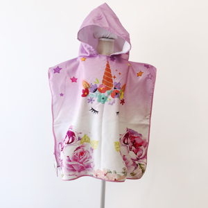 Vente en gros usine <span class=keywords><strong>de</strong></span> serviettes <span class=keywords><strong>de</strong></span> bain à capuche personnalisées pour enfants, serviettes <span class=keywords><strong>de</strong></span> <span class=keywords><strong>plage</strong></span> à imprimé dessin animé en tissu éponge, capes absorbantes et coupe-vent - Product Image 5