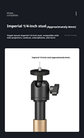 Support de projecteur télescopique en métal pour bureau, réglage d'angle flexible, capacité de charge de 5 kg