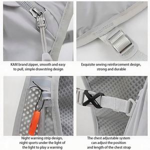 Chaleco de Running Ligero y Resistente al Desgaste con Múltiples Bolsillos para Senderismo, Maratón, Triatlón y Aventuras al Aire Libre - Product Image 3