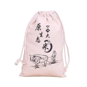 Personalize recycle cotton flour package sack bag for sale