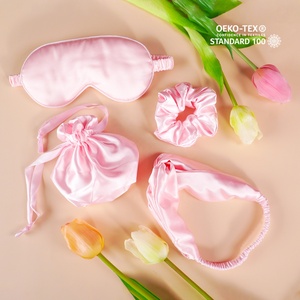 OEM & ODM-mascarilla <span class=keywords><strong>de</strong></span> seda <span class=keywords><strong>de</strong></span> imitación, máscara <span class=keywords><strong>de</strong></span> ojos pequeña y práctica, personalizada, varios colores, diadema - Product Image 4
