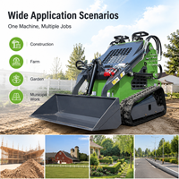 Mini-chargeuse compacte sur chenilles LOGWAY Euro V EPA, idéale pour les travaux agricoles et de terrassement – Offre spéciale