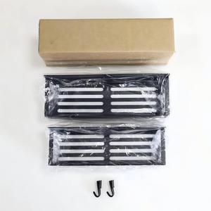 Kitchen Spice Organizer Double Tier 4 Pack Metal Black Wall Mounted Fridge Magnetic Spice <strong>Racks</strong> for Refrigerator - Product Image 6