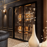 Vitrine à tabac en bois CIRI avec éclairage LED personnalisé, robuste, étanche, écologique, mobilier pour boutique de cigares, garantie 3 ans