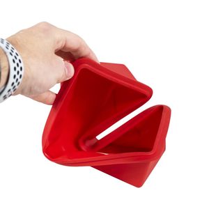 Red <b>Silicone</b> Loaf Pan 27.7 x 16.5 x 3 Cm Non Stick <b>Baking</b> Mold For Cakes - Product Image 3