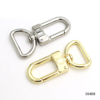 Nouvel Arrivage Mousqueton Rotatif Personnalisable avec Logo, Anneau en D Pivotant de Haute Qualité 50mm x 20mm, Fermoir Mousqueton pour Sac en Cuir