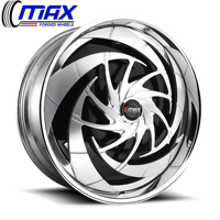 Jantes flottantes polies forgées 22x8.5 24x9 26x10 5x108 5x112 5x120 pour Volvo XC90, Audi Q8, Range Rover