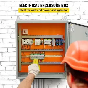 電気エンクロージャーMcb配電ボックス3相工業用ウォールマウントスチール空の金属Ip65防水配電ボックス