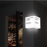 Boîte lumineuse décorative personnalisée en PVC, éclairage LED extérieur étanche, signalisation publicitaire, enseigne rétroéclairée, cube acrylique suspendu