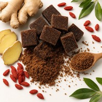 Bonbons durs au gingembre brun EJIALE, recette traditionnelle, OEM ODM, marque privée, sachet de 300g, échantillons gratuits