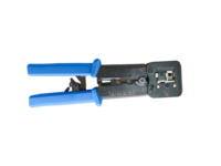 Pince à sertir multifonctionnelle 6P 8P 2-en-1 pour pièces de télécommunications Pince à dénuder RJ45 FTTH Ensemble d'outils matériels pour équipement à fibre optique