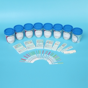 CE CLIA WAIVED AMP BZO COC COT <span class=keywords><strong>THC</strong></span> FYL ETG İdrar İlaçları <span class=keywords><strong>test</strong></span> kitleri ile tanıştı - Product Image 5