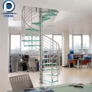 Prima Modern Iron Staircase Escada De Design Espiral De Ferro Fora Escadas De Ferro Forjado