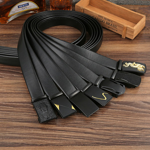 LQbelt Boucles automatiques pour hommes Ceintures en PU Vente en gros <span class=keywords><strong>Ceinture</strong></span> d'usine pour hommes <span class=keywords><strong>Ceinture</strong></span> à cliquet <span class=keywords><strong>Boucle</strong></span> en fer - Product Image 2